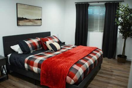 Ένα ή περισσότερα κρεβάτια σε δωμάτιο στο Mountain Modern Apartment