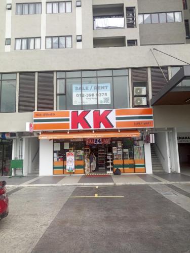 a kx store in front of a building at Nilai 青年城 Youth City C 25 15 in Nilai