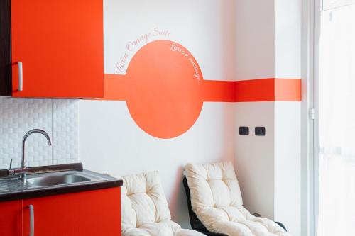 Un lugar para sentarse en Equipped Apt Near to Parco Dora