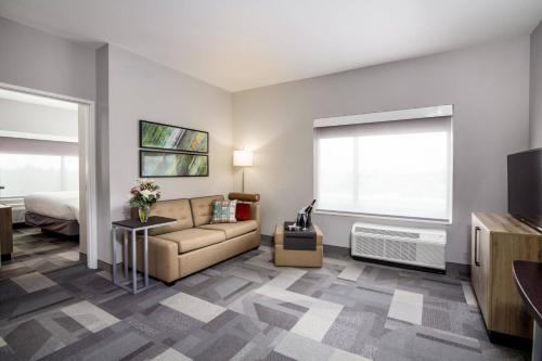 Кровать или кровати в номере TownePlace Suites by Marriott Houston Hobby Airport