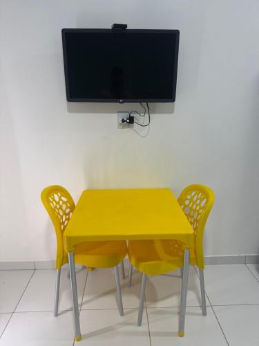 TV a/nebo společenská místnost v ubytování Dunas Flat