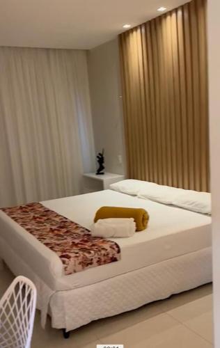 a bedroom with two beds in a room at Hotel Miguel Teixeira in João Câmara