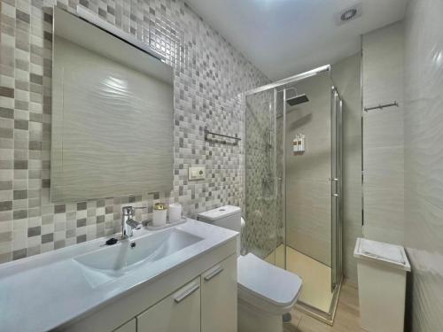 Kúpeľňa v ubytovaní Apartamento céntrico cerca de la playa