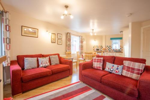 Χώρος καθιστικού στο Lake District Family Getaway