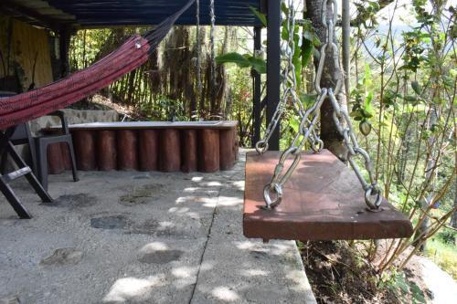 Un jardín fuera de Glamping Magic Love