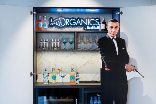 Nápoje v ubytování Motel Schlafraum Weng-Dein smartes Hotel-contactless check-In