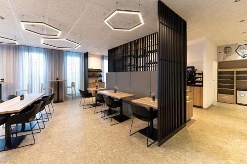 Posezení v ubytování Motel Schlafraum Weng-Dein smartes Hotel-contactless check-In
