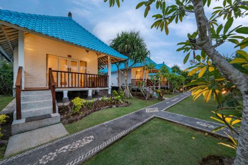 Zahrada ubytování The Cubang Hut's Lembongan