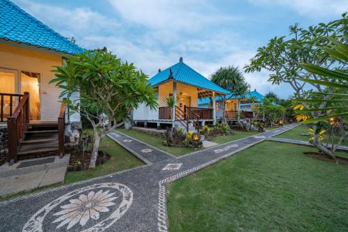Zahrada ubytování The Cubang Hut's Lembongan