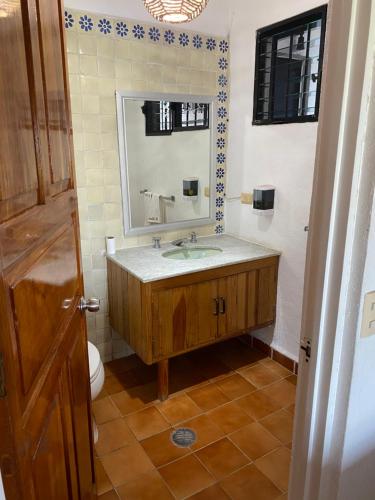 Koupelna v ubytování Villa La Loma