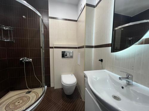 Koupelna v ubytování Ski cosy apartment 5