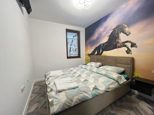 Postel nebo postele na pokoji v ubytování Ski cosy apartment 5