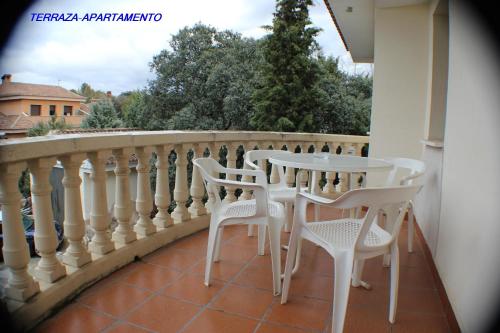 Μπαλκόνι ή βεράντα στο Hotel Las Nieves