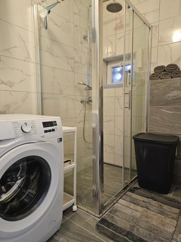 Koupelna v ubytování Apartman LARA