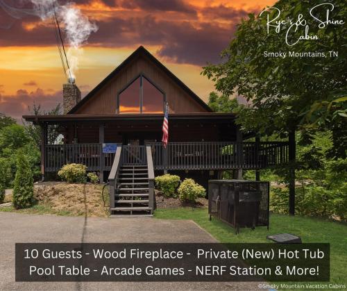 Ryes and Shine Bootlegger's Cabin! Hot Tub* Pool* Arcade* Billiards *EV * Pet Friendly photo 37