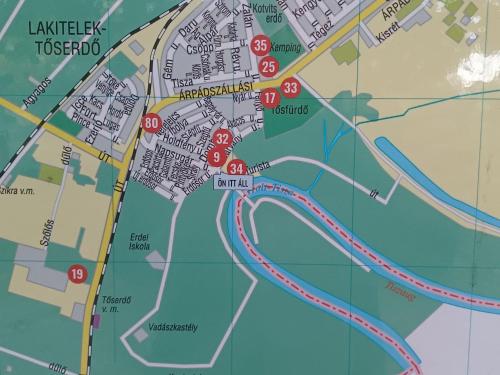 a map of lillehammer toscodog at Pintyőke Vendégház Tőserdő in Lakitelek