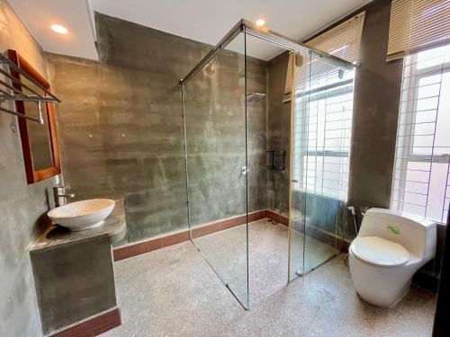 Koupelna v ubytování Canopy Residence