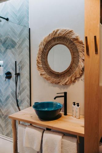 Salle de bains dans l'établissement Podhlavický mlýn