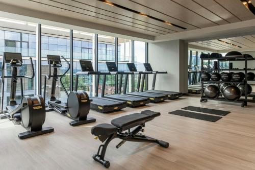 Fitness centrum a/nebo fitness zařízení v ubytování AC Hotel San Jose Airport Belen