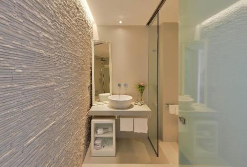 Koupelna v ubytování Mec Paestum Hotel