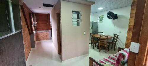 Køkken eller tekøkken på Apartamento aconchegante e confortável