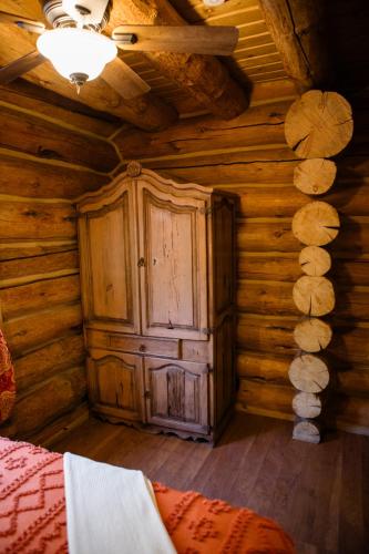 Katil atau katil-katil dalam bilik di Boulder Mountain Guest Ranch