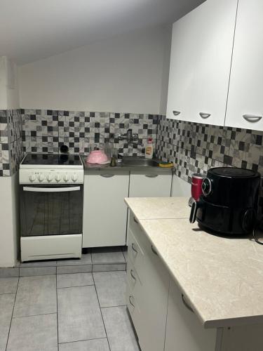 Køkken eller tekøkken på Apartman Riven