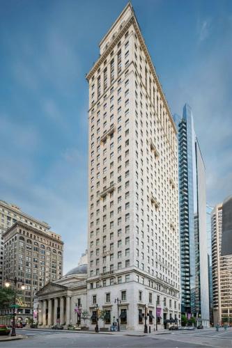a tall white building in the middle of a city at The Ritz-Carlton, Philadelphia in Philadelphia