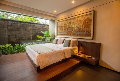Katil atau katil-katil dalam bilik di Tanna Villa Bali Tabanan