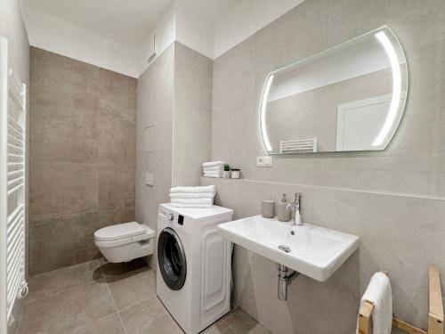 Ένα μπάνιο στο Blue Wave Apartment