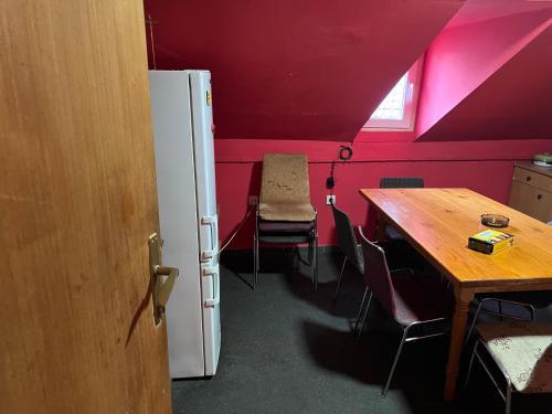 Ein Sitzbereich in der Unterkunft Slobo