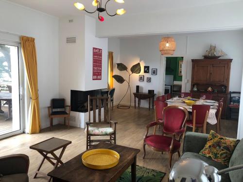 Posezení v ubytování Villa Triton - Vue mer