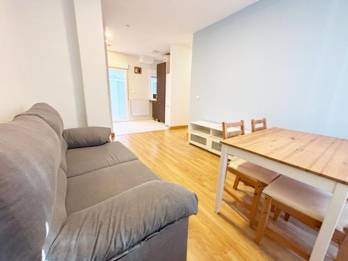 Posezení v ubytování Habitaciones cómodas en piso amplio