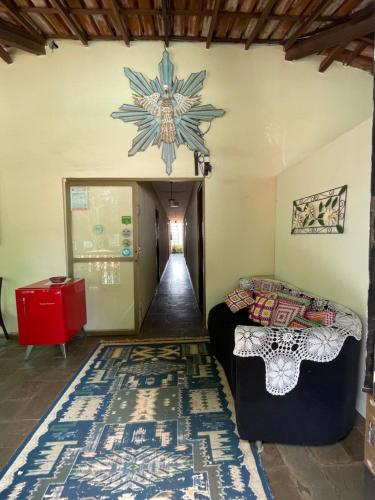 Ruang duduk di Pousada Panorama