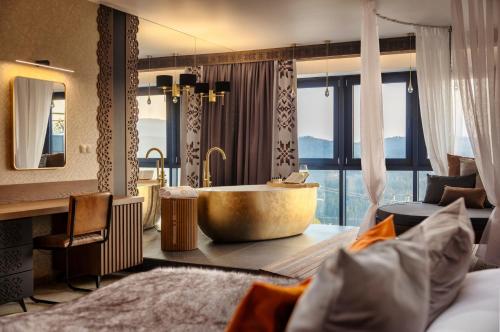 Posezení v ubytování Złoty Groń Resort & Spa
