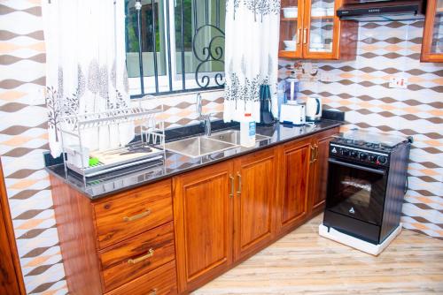 Køkken eller tekøkken på VvEK B&B APARTMENT