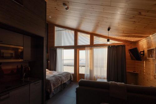 Katil atau katil-katil dalam bilik di Star Arctic Hotel & Activities