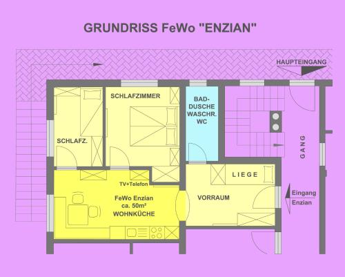 Plan de l'établissement Appartementhaus Lechner