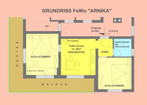 Plan de l'établissement Appartementhaus Lechner