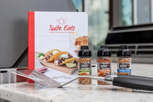 a box of safe eat and two bottles of spices at TownePlace Suites By Marriott Orlando Southwest Near Universal in Orlando
