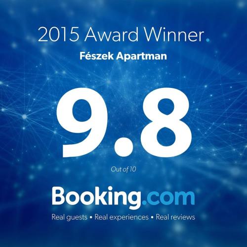 Certificat, premi, rètol o un altre document de Fészek Apartman