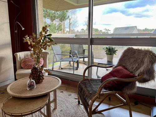 Zona de estar de Studio 2 pers, balcon, parking