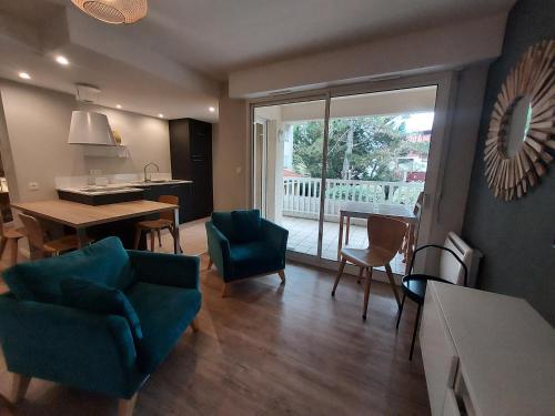 Résidence ERMITAGE. Appartement pour 4 personnes au centre-ville d'Hossegor. Wifi gratuit