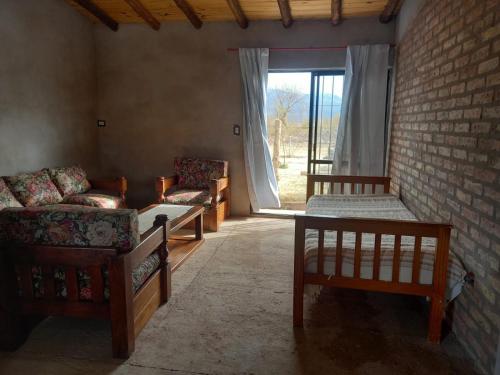 Postel nebo postele na pokoji v ubytování Paz cordillerana