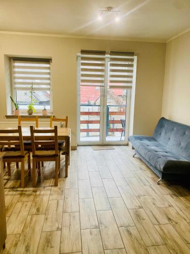 Χώρος καθιστικού στο Apartament KROPELKA