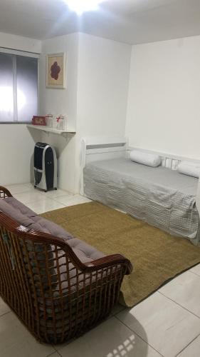 En eller flere senge i et værelse på LARPAZ Atalaia