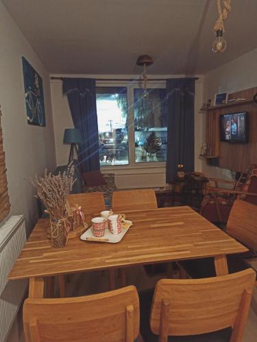 Μια τηλεόραση ή/και κέντρο ψυχαγωγίας στο Apartman Snjezna pahuljica - FREE GARAGE