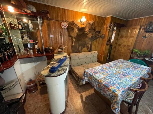 Posezení v ubytování GuestHouse Sagarejo