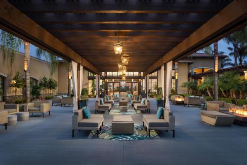 a lobby of a resort with couches and chairs at The Westin Carlsbad Resort & Spa in Carlsbad