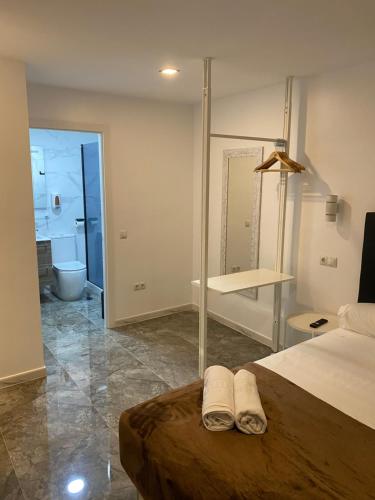 Koupelna v ubytování Hostal Oliver